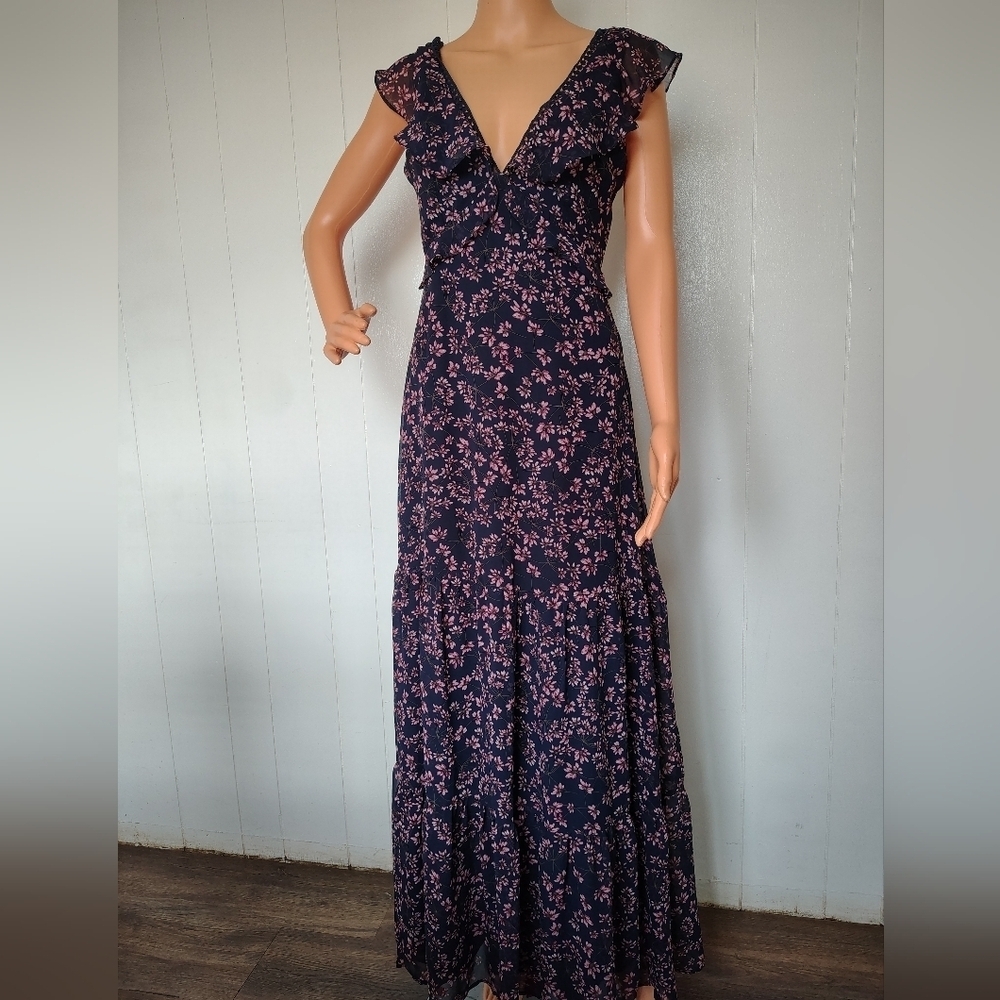 Lulus Floral Maxi Dress Size XS